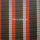 Streifen-Entwurfs-PVC gesponnene Vinylteppich-Rolle für kommerzielles Gleitschutz im Freien fournisseur