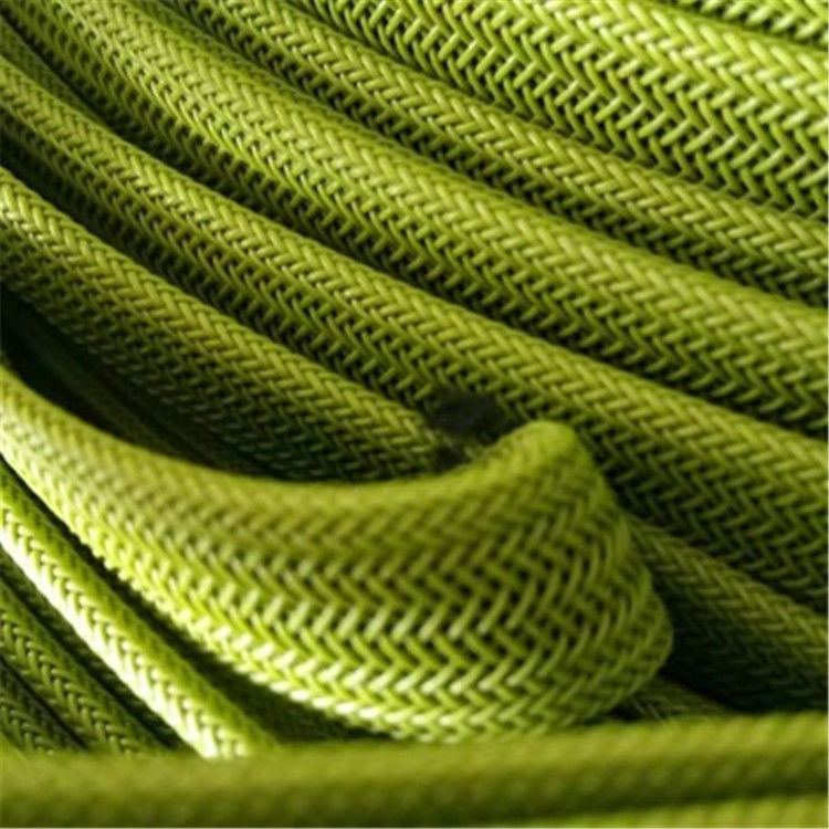 2000 Stunden säubern das gesponnene Seil Anti-UV-, grüne einfache PVC-PET-Rattan fournisseur